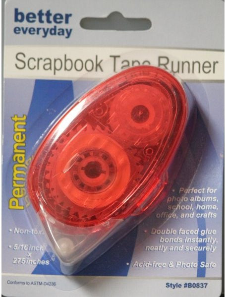 ALLARY 5/16-Inch-by-1/4-Inch Permanent Scrapbook Tape Runner