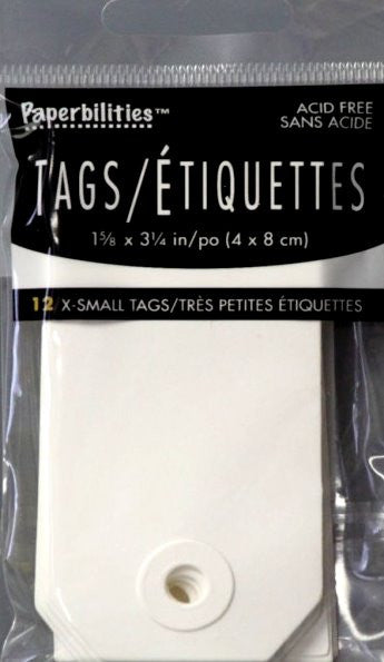 Small White Tags 