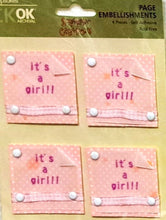 Creative Keepsakes It's A Girl Dimensional Stickers