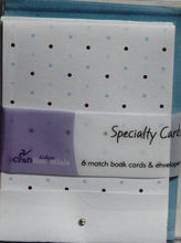 JoAnn Craft Essentials Blue Dot Match Book Cards & Envelopes Set