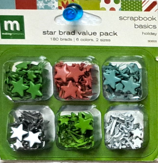 Making Memories Holiday Star Brad Value Pack