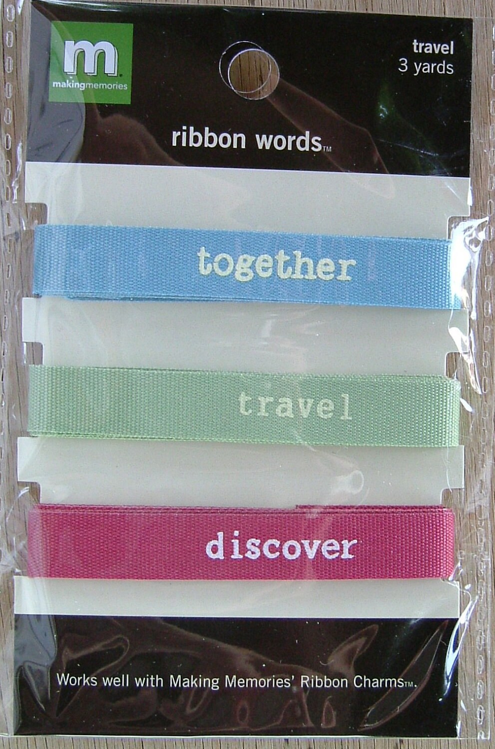 Making Memories Travel Ribbon Words