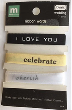 Making Memories Wedding Ribbon Words