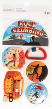 Recollections 6pc Rock Climbing Dimensional Stickers