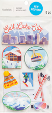 Recollections 8pc Salt Lake City Dimensional Stickers