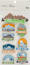 Recollections 8pc The Seven Summits Dimensional Stickers