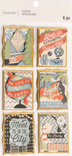 Recollections 6pc Travel Frames Dimensional Stickers