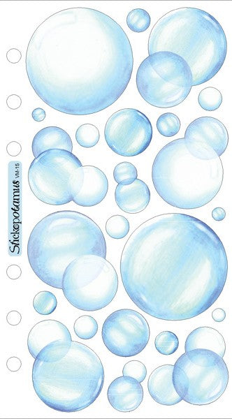 Sticko Vellum Bubbles Flat Stickers