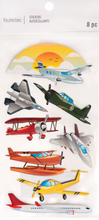 Recollections 8pc Airplanes Dimensional Stickers