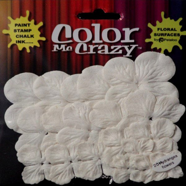 Petaloo Color Me Crazy Hydrangea Petals - SCRAPBOOKFARE