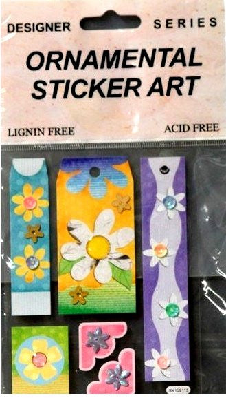 Stickerking Designer Series Dimensional Nature Ornamental Sticker Art