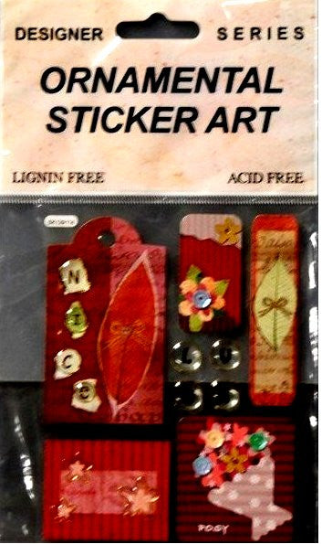 Stickerking Designer Series Dimensional Nature Ornamental Sticker Art