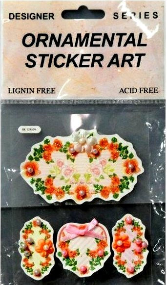 Stickerking Designer Series Dimensional Nature Ornamental Sticker Art