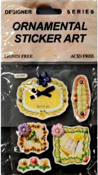 Stickerking Designer Series Dimensional Nature Ornamental Sticker Art