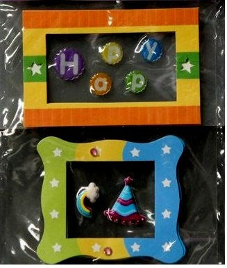 Miss Elizabeth's Happy Birthday Dimensional Stickers Embellishments - SCRAPBOOKFARE