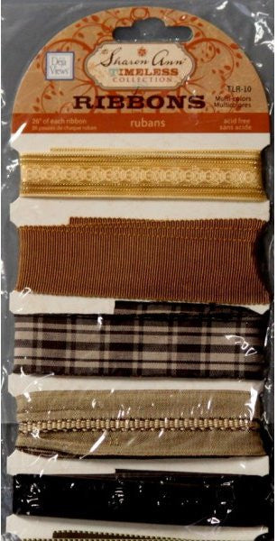 Deja Views Sharon Ann Timeless Collection Ribbon Variety Pack - SCRAPBOOKFARE