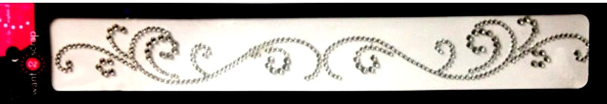 Spellbinders Want 2 Scrap Say it With Bling Diamond Rhinestone Self-Adhesive Swirls Finesse Embellishments