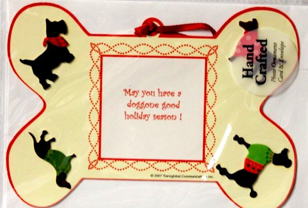 Imagica Hand Crafted Photo Ornament & Envelope Christmas Greeting Cards - SCRAPBOOKFARE