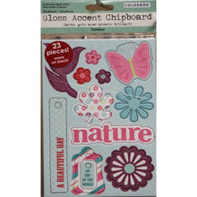 Colorbok Gloss Accent Chipboard Outdoor Embellishments - SCRAPBOOKFARE