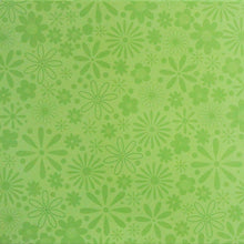 DCWV 12 X 12 Green Flowers Variety Scrapbook Paper