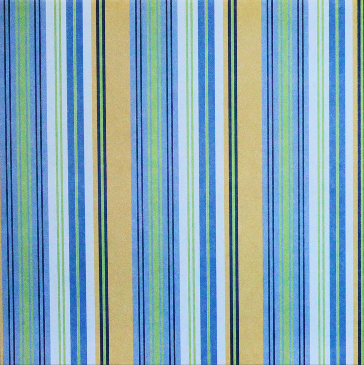 DCWV Manly Stripes 12 x 12 Flat Scrapbook Paper