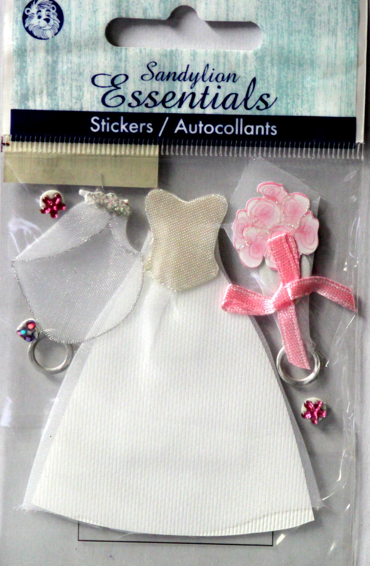 Sandylion Essentials The Bride Dimensional Scrapbook Stickers - SCRAPBOOKFARE