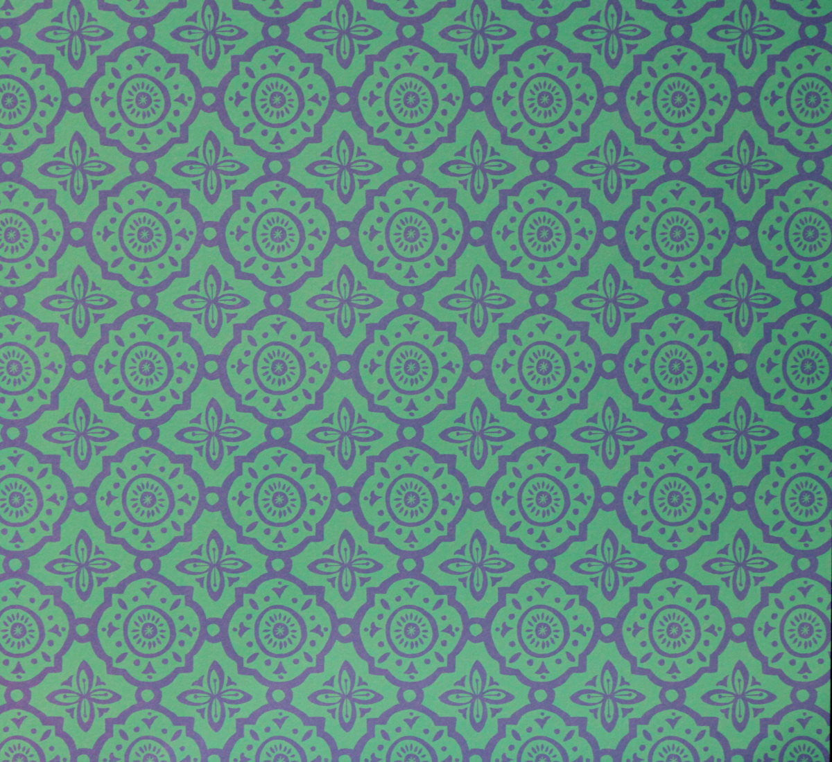 Craft Smith 12 X 12 Boho Tropical Teal Motiffs Cardstock Scrapbook Paper - SCRAPBOOKFARE