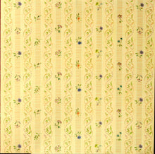 K & Company 12 x 12 Somerset Stripes & Flowers Flat Scrapbook Paper - SCRAPBOOKFARE