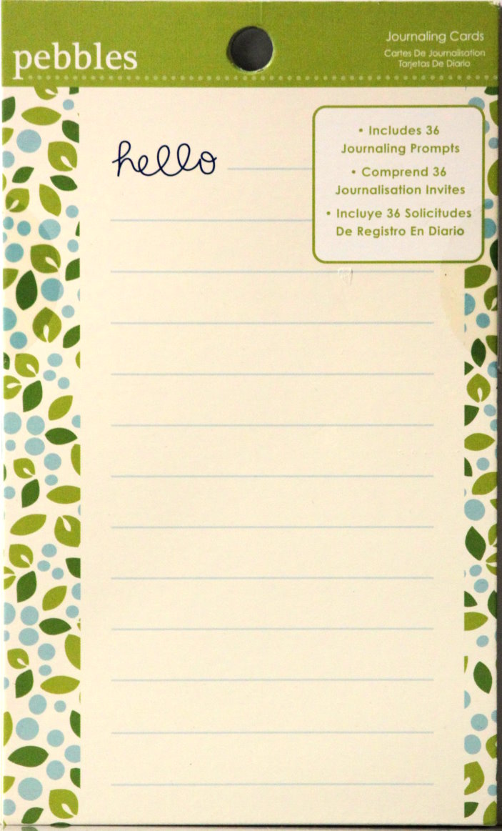 Pebbles Journaling Cards Pad