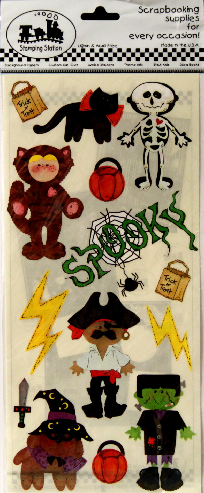 Stamping Station Halloween Scrapbook Stickers