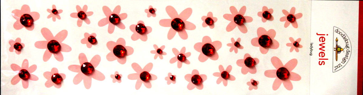 Doodlebug Design Inc. Ladybug Jewels Adhesive Embellishments - SCRAPBOOKFARE