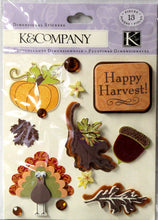 K & Company Happy Harvest Dimensional Stickers - SCRAPBOOKFARE