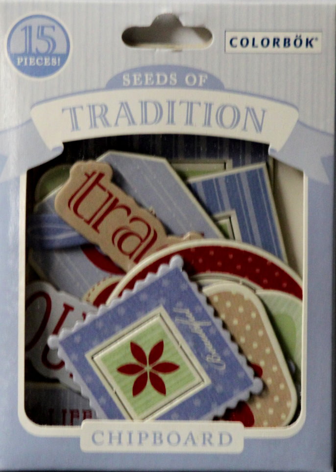 Colorbok Seeds Of Tradition Die-Cut Chipboard Embellishments