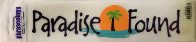 Reminisce Phraseology Paradise Found Rub-on Transfers Embellishments