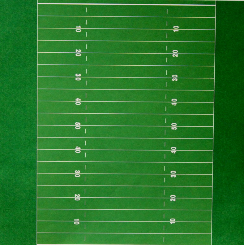 Hot Off The Press Paper Pizazz 12 x 12 Football Field Flat Scrapbook Paper