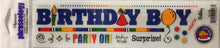 Reminisce Phraseology Birthday Boy Rub-on Transfers Embellishments