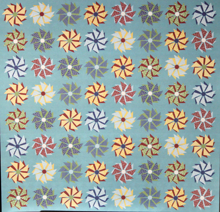 Ki Memories 12 x 12 Fancy Pinwheels Scrapbook Paper