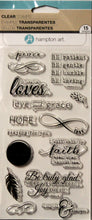 Hampton Art Religious Sentiments Clear Stamps