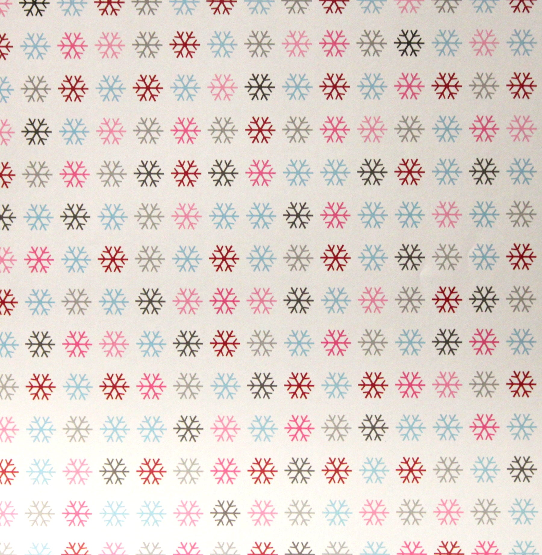 Ki Memories 12 x 12 Winter Snowflakes Repeat Scrapbook Paper