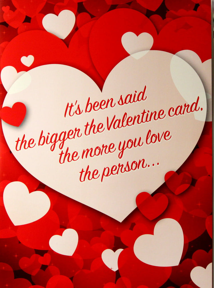 2'x3' Giant Valentine's Day Card w/Envelope