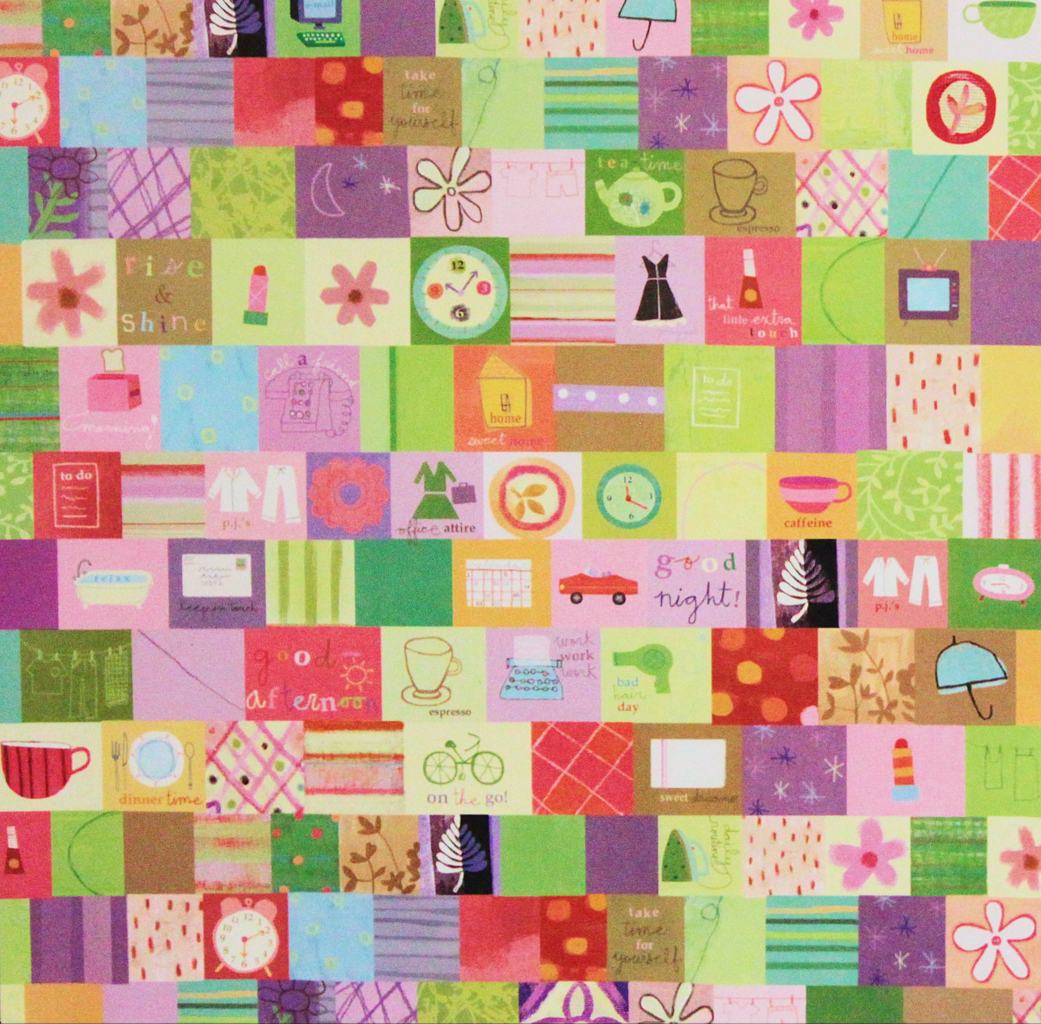 Ki Memories 12 X 12 Daily Life Scrapbook Paper